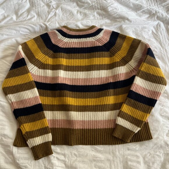 Madewell striped merino wool crewneck sweater - Picture 2 of 5